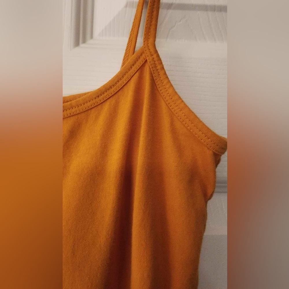 Johnny Was Women’s Orange Cotton Tank Top Size Small - Picture 5 of 8